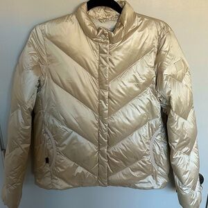 Woolrich Down Puffer Jacket (Cream)